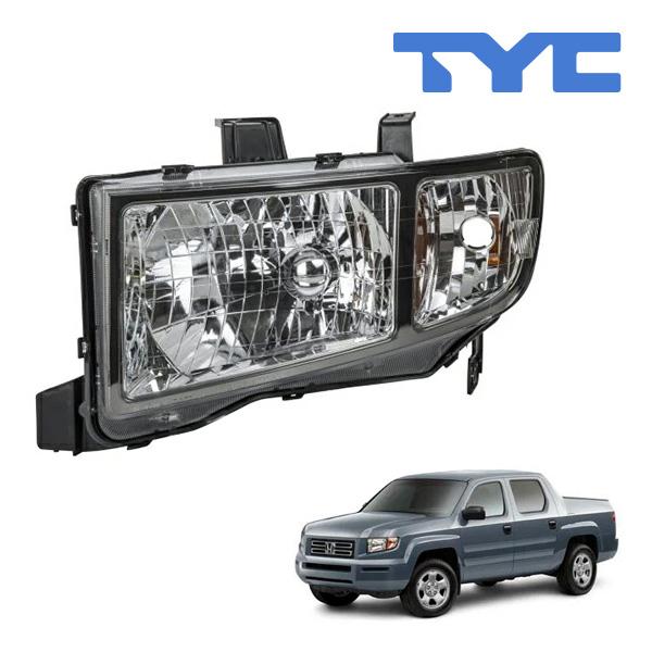 TYC 正規品 06-08y ホンダ リッジライン ハロゲンヘッドランプ ヘッド