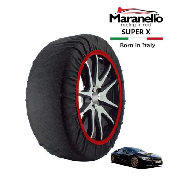 Maranello正規品 スノーソックス BMW i8 クーペ アルティメット ソフィスト CLA-2Z15U 4WD 215/45R20 20インチ SUPE