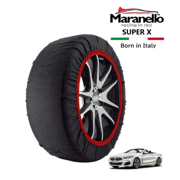 Maranello正規品 スノーソックス BMW 8シリーズ M850i xDrive カブリオレ 3BA-BC44 4WD 275/30R20 20インチ S