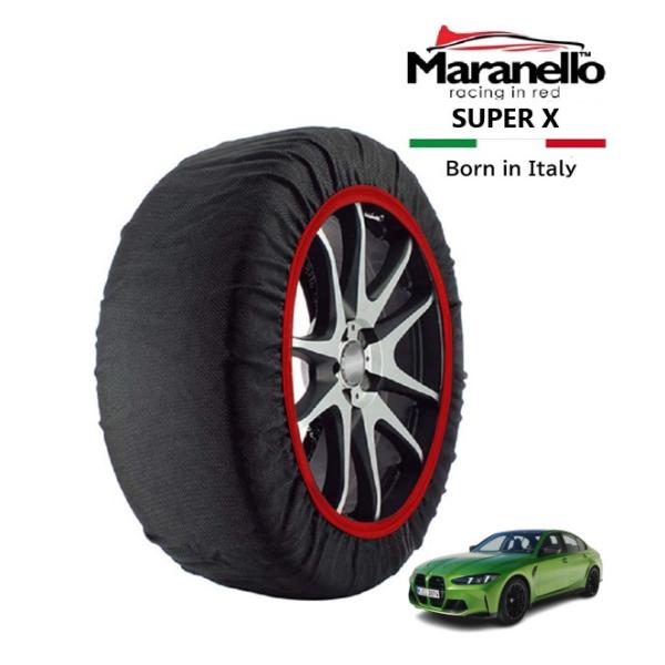 Maranello正規品 スノーソックス BMW M3 M3セダン コンペティション M xDrive 3BA-32AY30 4WD 285/30R20 20イ