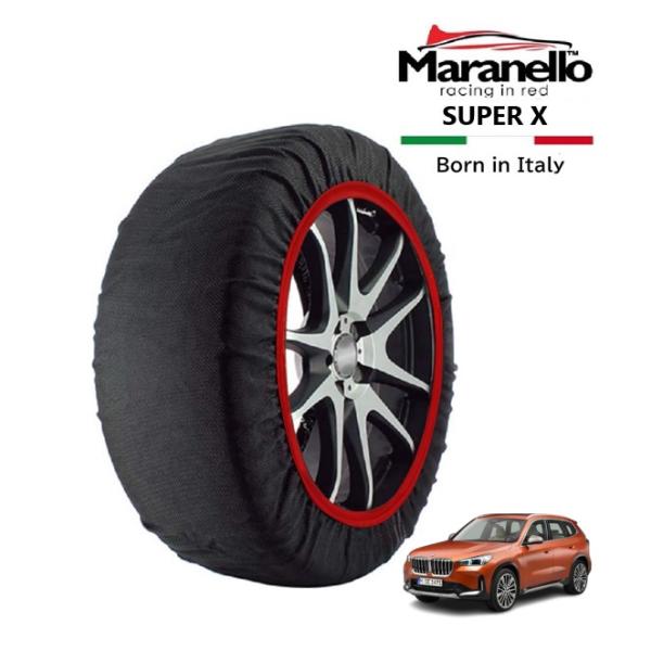 Maranello正規品 スノーソックス BMW X1 xDrive 20d Mスポーツ 3CA-42EG20T 4WD 225/55R18 18インチ SUP