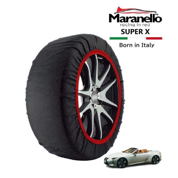 Maranello正規品 スノーソックス レクサス LC LC500 コンバーチブル 5BA-URZ100 リア 275/35R21 21インチ SUPER X