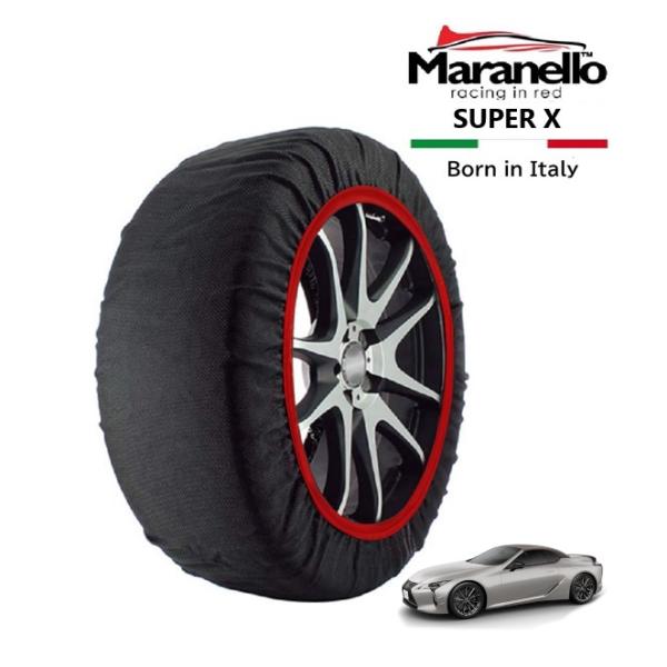 Maranello正規品 スノーソックス レクサス LC LC500 コンバーチブル ピナクル 5BA-URZ100 リア 275/35R21 21インチ SU