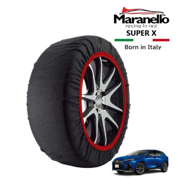 Maranello正規品 スノーソックス レクサス NX NX350 Fスポーツ 5BA-TAZA25 4WD 235/50R20 20インチ SUPER X 