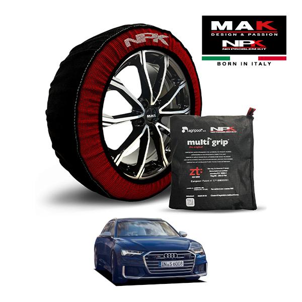 MAK正規品 NPK スノーソックス ORIGINAL 255/40R20 20インチ 布製 タイヤ チェーン アウディ S6 アバント ベースグレード 3AA