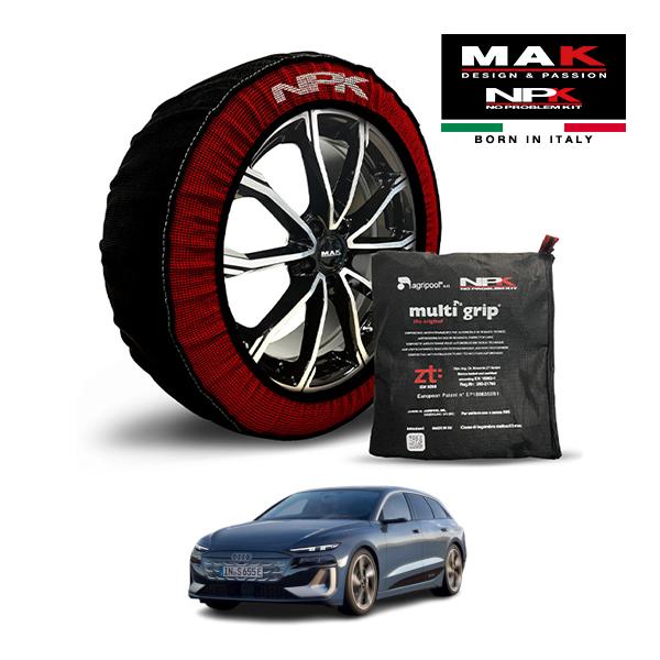 MAK正規品 NPK スノーソックス ORIGINAL 265/40R20 20インチ 布製 タイヤ チェーン アウディ S6アバント e-トロン ベース ZA