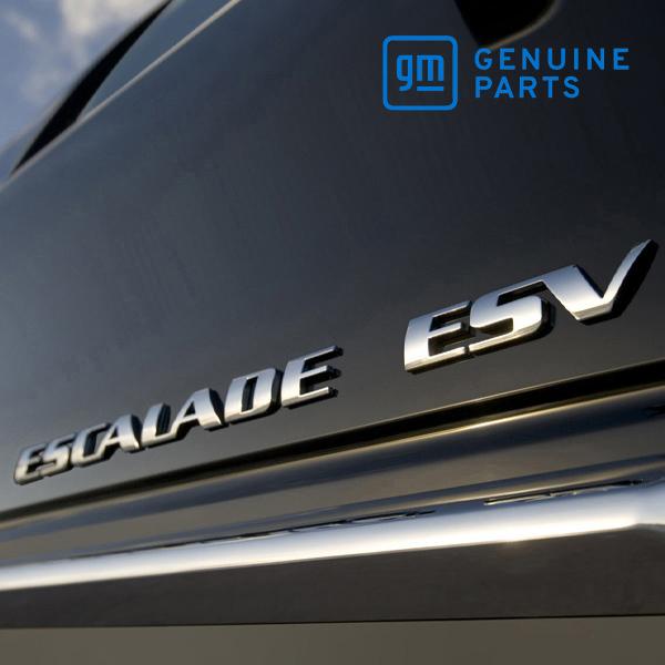 値下げ!新品未使用！キャデラック エスカレード 純正ESCALADEエンブレム GM純正 ESCALADE ESV フロント ドア / リアゲート 共通 エンブレム