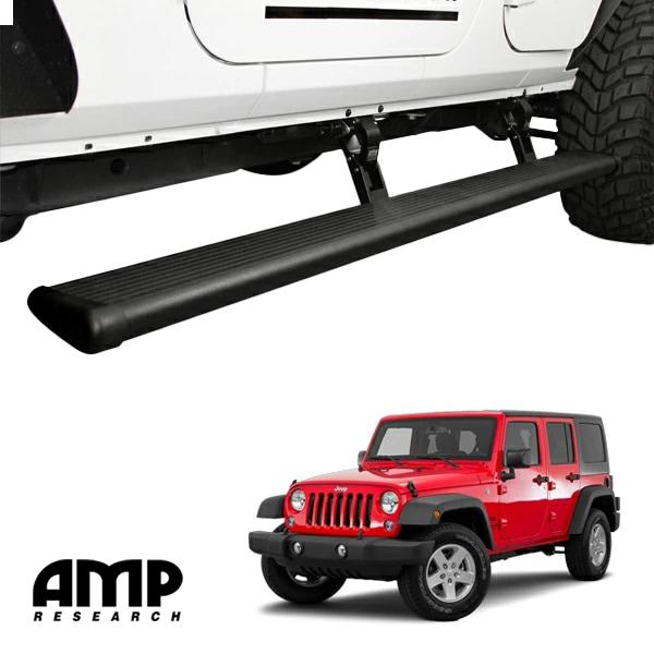 AMP RESEARCH 正規品/ジープ JK ラングラー アンリミテッド 4ドア 電動 