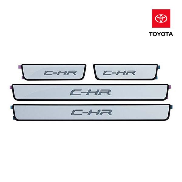 トヨタ純正　スカッフプレート　C-HR用 トヨタ(純正) スカッフプレート（ステンレス） のパーツレビュー