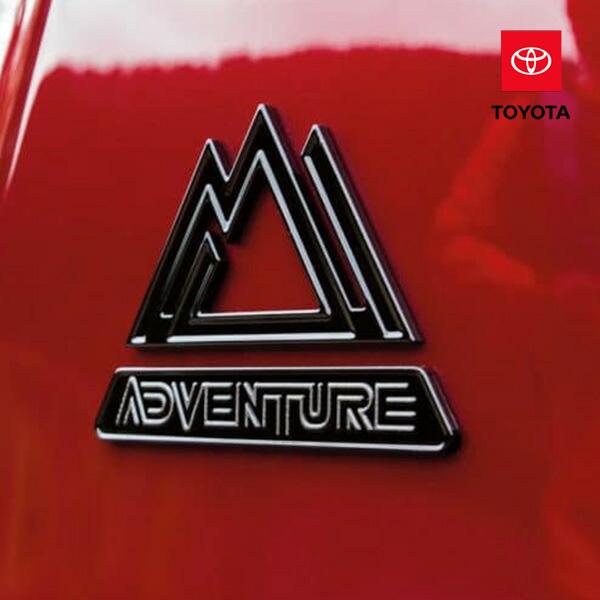 USトヨタ純正 Adventure アドベンチャー リアエンブレム セット TOYOTA