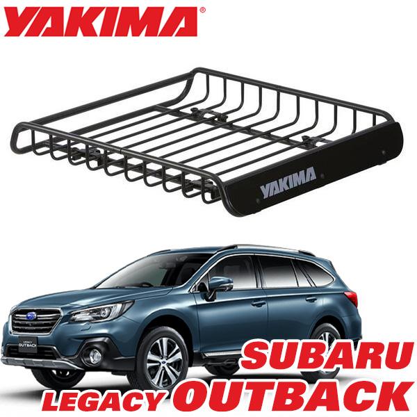 【YAKIMA 純正品】 ヤキマ ロードウォーリアー ルーフラック ルーフマウントカーゴラック ルーフバスケット 8007070 SUBARU スバル レガシィ