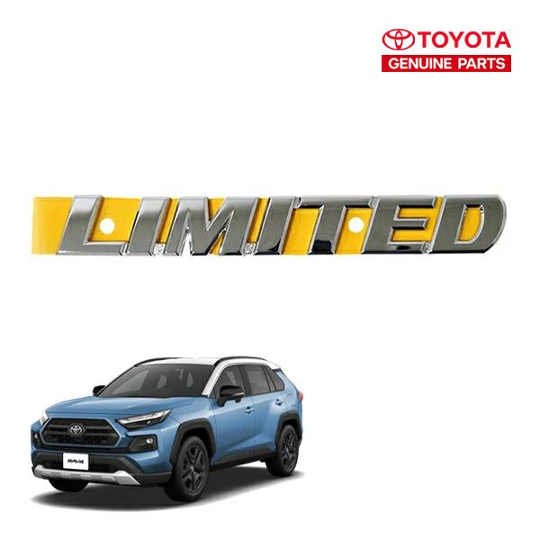 ◇新品Ｕ.Ｓ.トヨタ非売品【Toyota】カリフォルニア輸入フレームLB限定◇ USトヨタ純正 LIMITED リミテッド サイドドア エンブレム USDM 75328