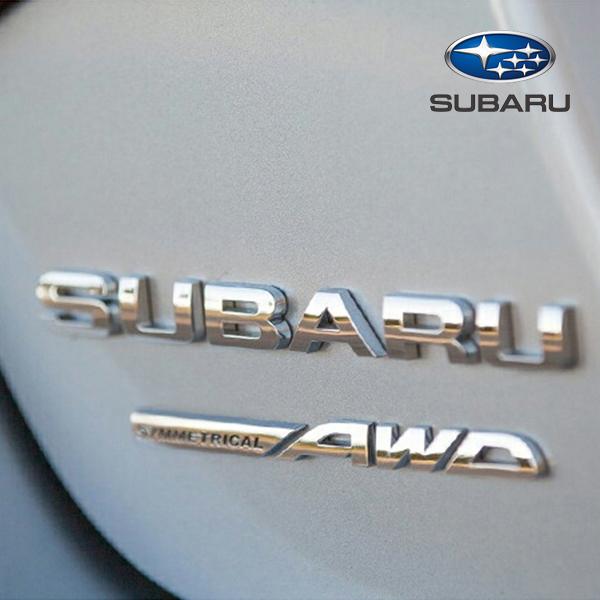 USスバル純正 リアエンブレム SUBARU SYMMETRICAL AWD レガシィ USスバル純正 リアエンブレム SUBARU SYMMETRICAL AWD レガシィ