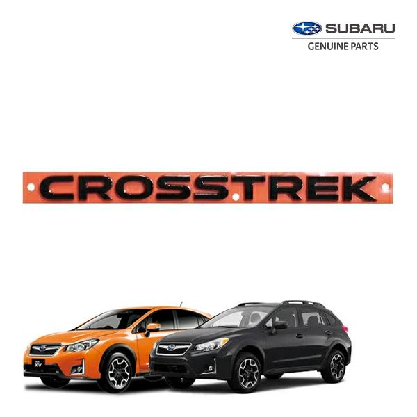USスバル純正/CROSSTREK エンブレム ツヤありブラック SUBARU 