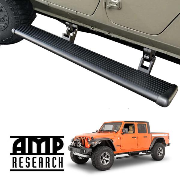 AMP RESEARCH 電動サイドステップ 75135-01A 20y- ジープ JT  