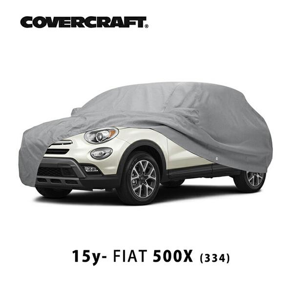 CoverCraft 正規品 フィアット 500X 334型 チンクエチェントエックス 専用設計 カーカバー グレー C17957AC ボディーカバー 5層