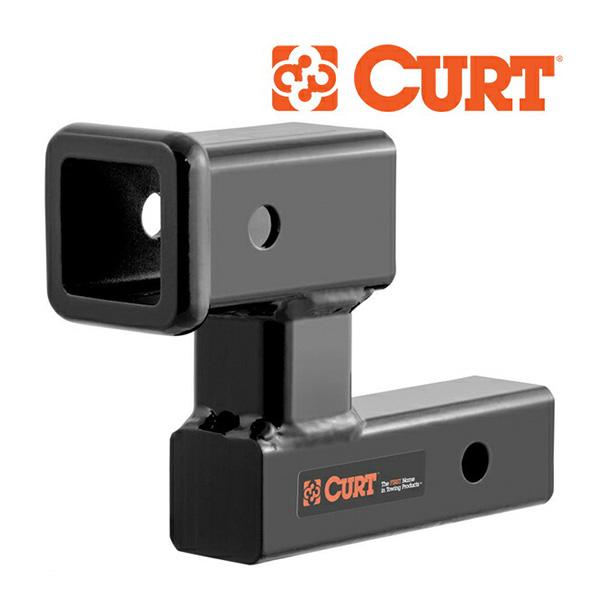 CURT 正規品 トレーラーヒッチ用 デュアルレシーバー アダプター 2