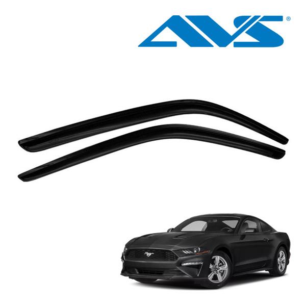 【AVS 正規品】 専用設計 スモークドアバイザー サイドバイザー 両面テープ 2枚 フロント 左右分 セット 15-22y フォード マスタング