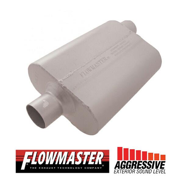FLOWMASTER マフラー サイレンサー フローマスター40？ 中間 FLOW MASTER / フローマスター スーパー40 マフラー #942542 Center in
