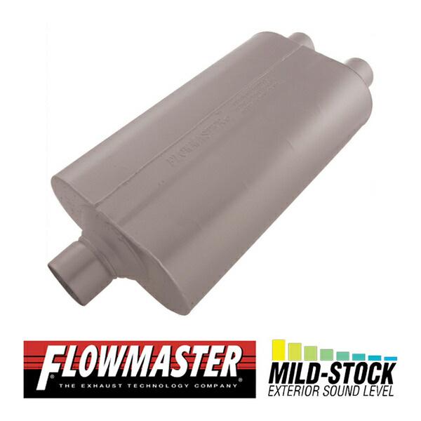 フローマスター 50デルタフロー マフラー 2.5インチ 未使用未装着 箱なし FLOW MASTER / フローマスター スーパー 50 マフラー #525552 Center