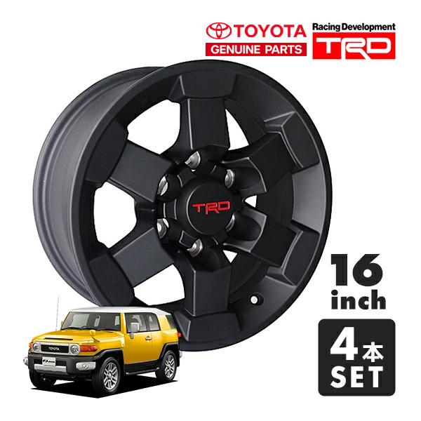 USトヨタ純正 TRD 16インチホイール マットブラック PTR20-35080 4本