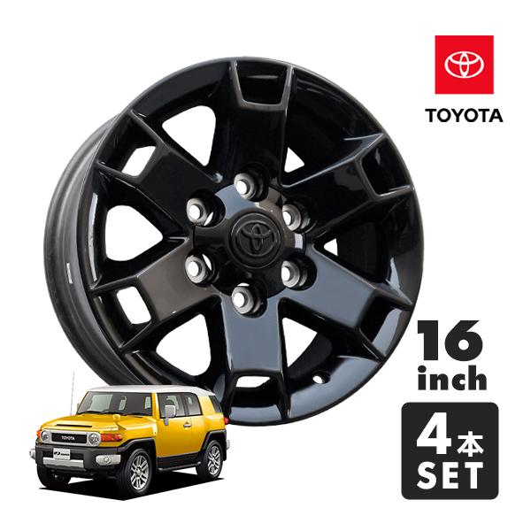 USトヨタ純正 16インチホイール Baja グロスブラック 4本セット USトヨタ純正 16インチホイール Baja グロスブラック 4本セット