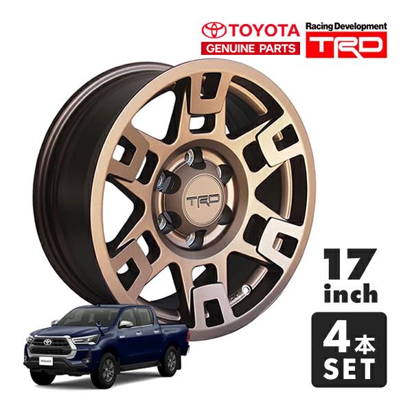 USトヨタ 純正TRDホイール USトヨタ純正 TRD 17インチホイール ブロンズ 4本セット TRDロゴ入