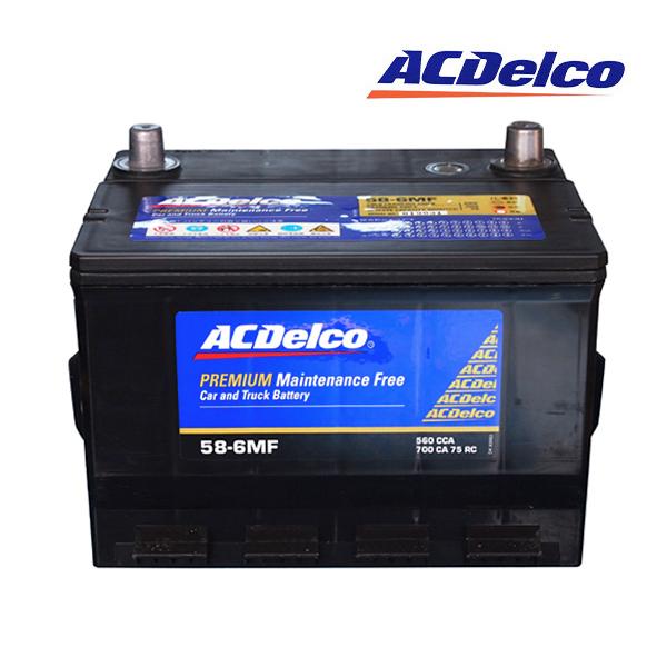 【日本正規品】AC DELCO ACデルコ アメリカ車用 バッテリー 58-6MF メンテナンスフリー  エクスプローラー/マスタング/TJラングラー 互換 B