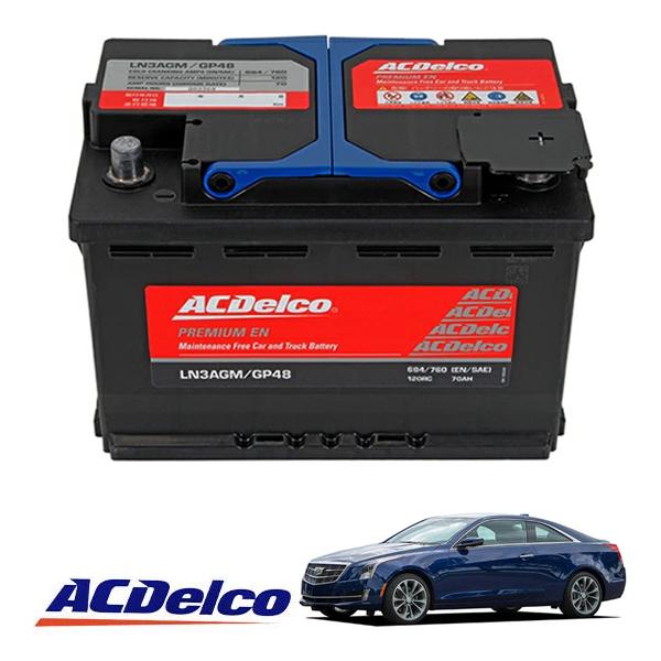 【ACDELCO 正規品】バッテリー LN3AGM メンテナンスフリー アイドリングストップ対応 15y キャデラック Cadillac ATS クーペ 左ハン