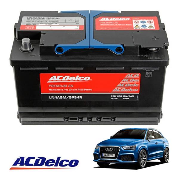【ACDELCO 正規品】バッテリー LN4AGM メンテナンスフリー アイドリングストップ対応 アウディ AUDI 14-16y RS Q3 8U