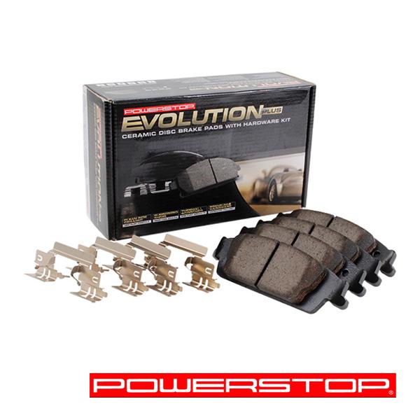 こた POWERSTOP製】リア ブレーキパッド 171707 左右分セット 15-20y