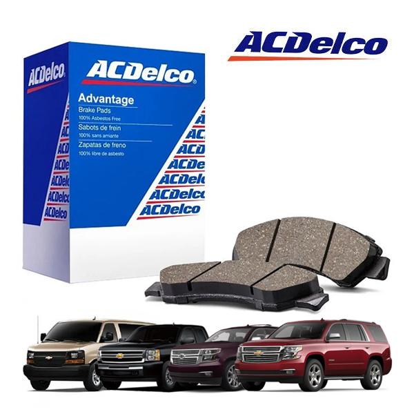 ACDELCO 正規品 シボレー タホ サバーバン フロントブレーキパッド アドバンテージ Silver セラミック 14D1363CH 1台分 左右セット