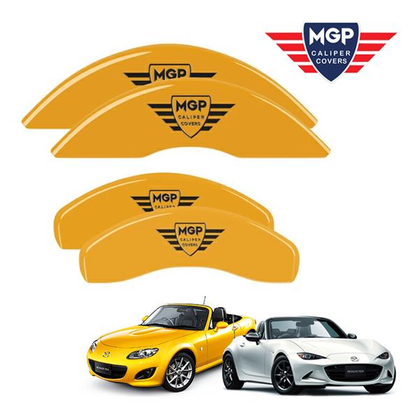 NDロードスター　MGPブレーキキャリパーカバー　イエロー MGP 正規品 マツダ ロードスター MX-5 Miata NC ND系 専用設計