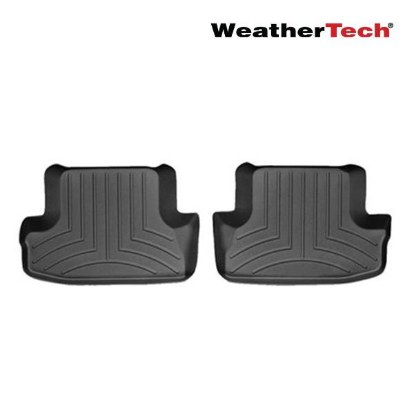 【WeatherTech 正規品】フロアマット ブラック 442123 リア 2列目 後部座席 アウディ AUDI A5クアトロ S5 RS5(クーペ カブリオ