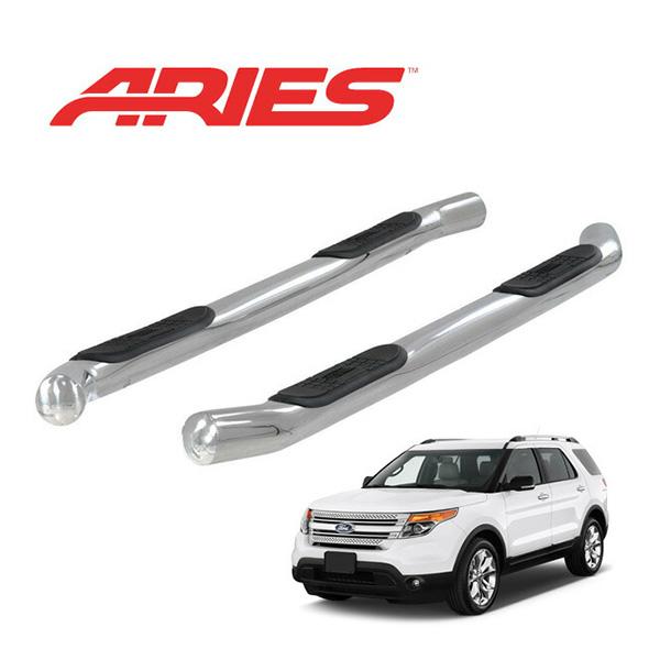 ARIES 正規品】 ステンレス サイドステップ ラウンド サイドバー 3