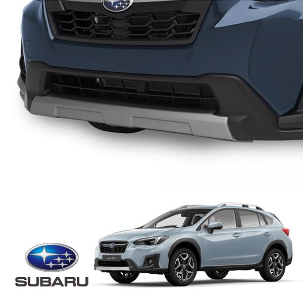 スバルXV フロントバンパーガード 新品未使用品。 USスバル純正 フロントバンパーガード アンダーガード シルバー