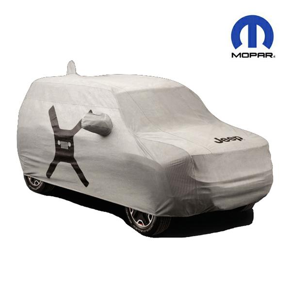 MOPAR純正 専用設計 ボディーカバー カーカバー Jeep ロゴ入り グレー 