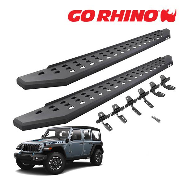 GO RHINO 正規品 RB20 ランニングボード サイドステップ テクスチャー