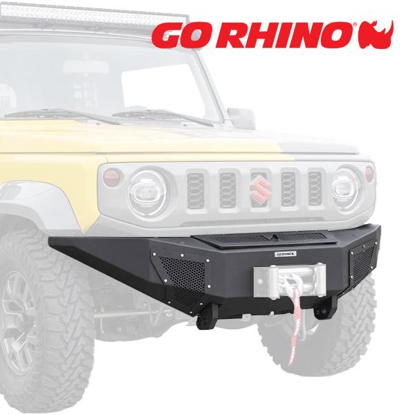 GO RHINO BR5.5 フロントバンパー テクスチャーブラック 24195T スズキ 