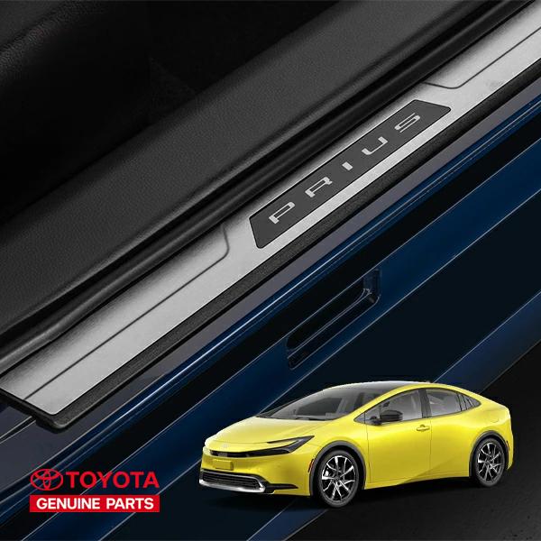 USトヨタ純正 60系プリウス プライム(PHEV)ドアシルプレート 4枚セット USトヨタ純正 シルプレート 1台分 4枚セット ドアシル サイドシル