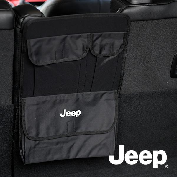 ジープ純正 シートバックホルダー JPNCJAKL19102030 ブラック JEEPロゴ 