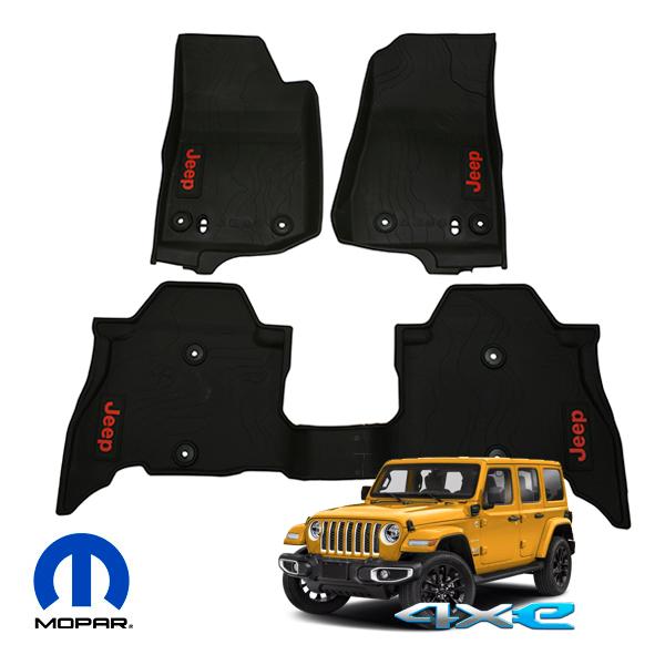 MOPAR純正 ラバーマット ラバーフロアマット フロント リア 1台分 4枚