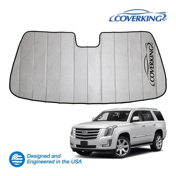 COVERKING キャデラック エスカレード サンシェード カバーキング CoverKing 正規品 専用設計 サンシェード シルバー 吸盤不要
