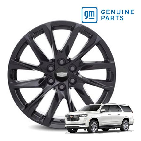 22インチホイール エスカなどに GM純正 22インチホイール 1本 グロスブラック サイズ 22×9.0J 6穴 PCD
