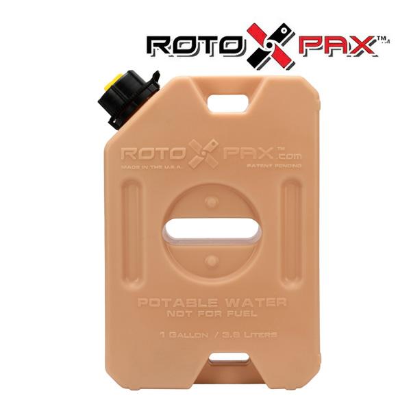RotopaX 正規品 ウォーターパック コンテナ 1ガロン 3.8L タン RX-1TAN