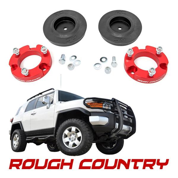 rough country プラド サーフ FJクルーザー レベリングキット前後 ROUGH COUNTRY 正規品 トヨタ FJクルーザー GSJ15W リフトアップ