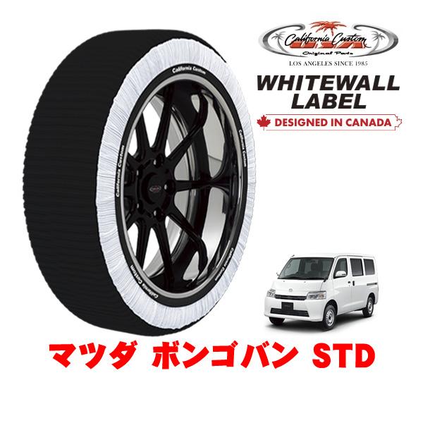 カリフォルニアカスタム スノーソックス WHITEWALL LABEL Mサイズ 165/80R14 14インチ マツダ ボンゴバン STD 5BF-S413Z