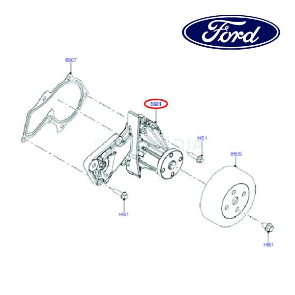 フォード純正 ウォーターポンプ 7S7Z8501N 13y- ECOSPORT エコスポーツ