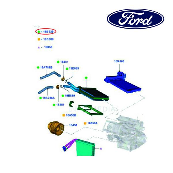 専用 フォード純正 ヒーターコア 1754200 10-12y クーガ : カリフォルニア