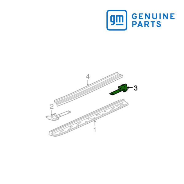 GM純正 サイドステップ ランニングボード カバー リア 右側 助手席側